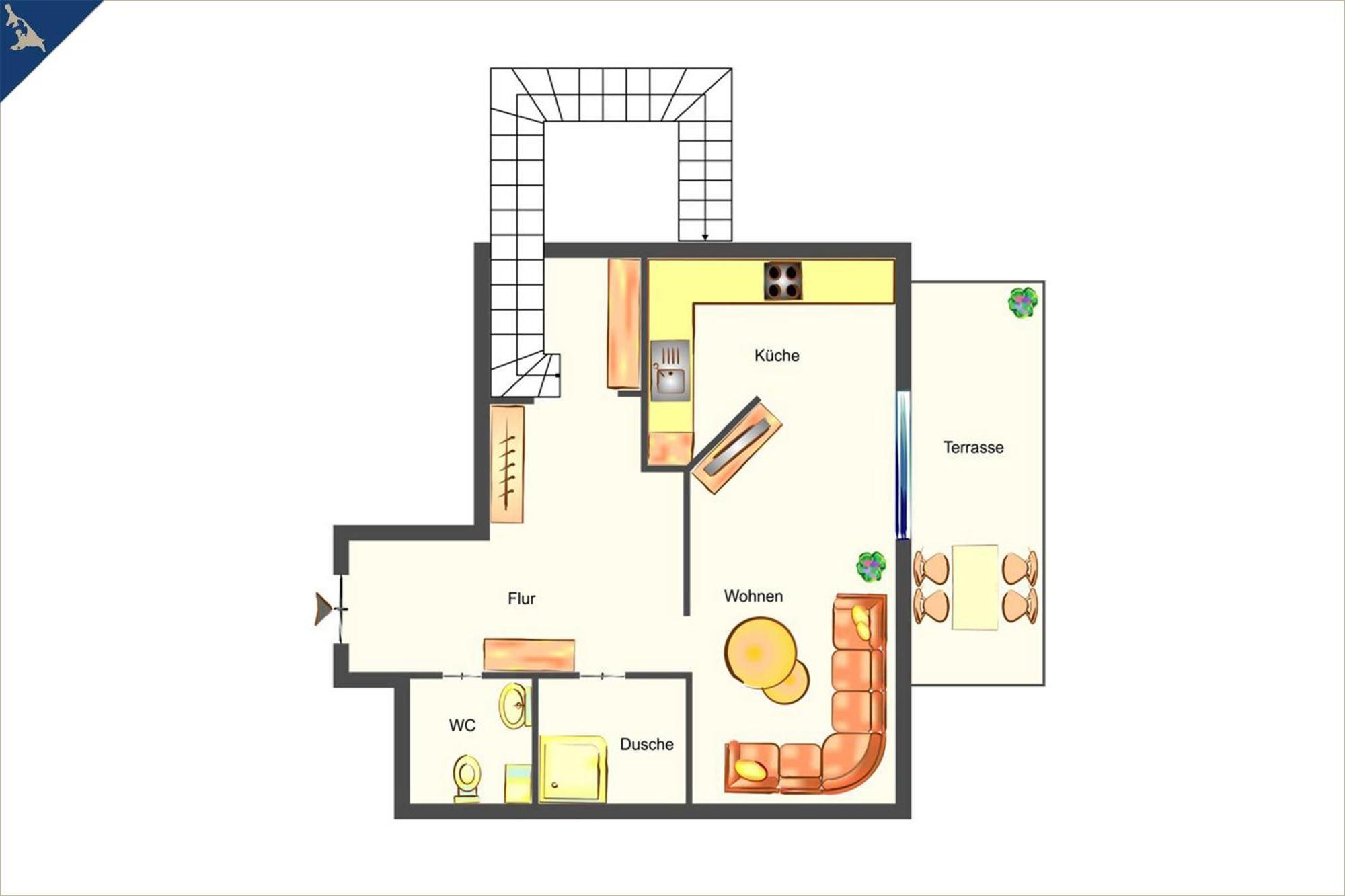 Villa Luna Ferienwohnung Achterdeck Херингсдорф Экстерьер фото